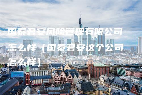 国泰君安风险管理有限公司怎么样(国泰君安这个公司怎么样)-领航期货