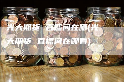 光大期货 直播间在哪(光大期货 直播间在哪看)-领航期货