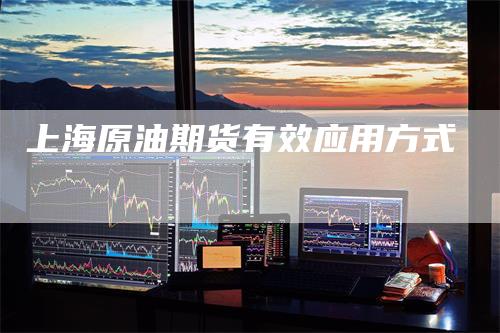 上海原油期货有效应用方式