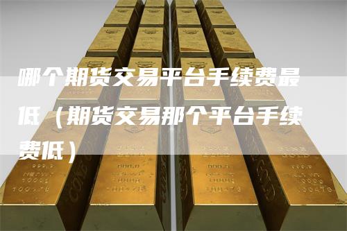 哪个期货交易平台手续费最低（期货交易那个平台手续费低）