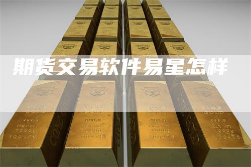 期货交易软件易星怎样