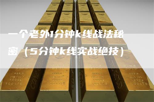 一个老外1分钟k线战法秘密（5分钟k线实战绝技）-领航期货