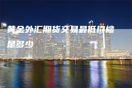 黄金外汇期货交易最低门槛是多少-领航期货