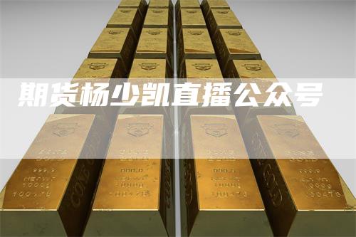 期货杨少凯直播公众号-领航期货