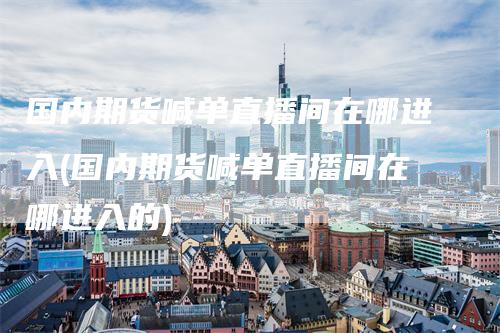 国内期货喊单直播间在哪进入(国内期货喊单直播间在哪进入的)-领航期货