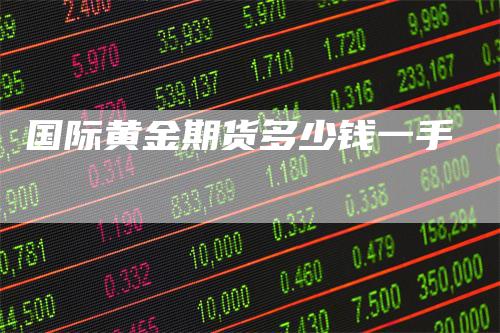 国际黄金期货多少钱一手-领航期货