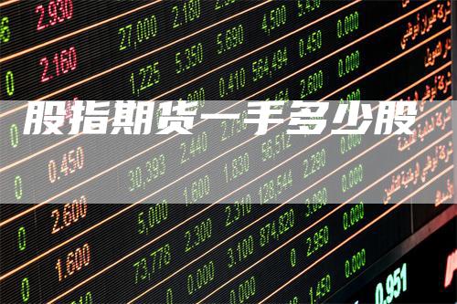股指期货一手多少股