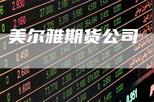 美尔雅期货公司