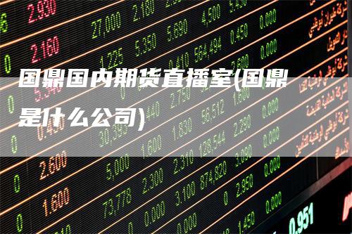 国鼎国内期货直播室(国鼎是什么公司)