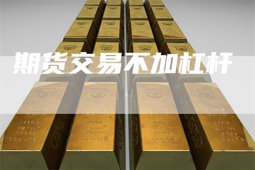 期货交易不加杠杆